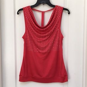 Sleeveless embellished top